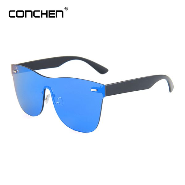 conchen one piece square sunglasses for women 2020 rimless men shade uv400 new fashion trend gafas, White;black
conchen one piece square sunglasses for women 2020 rimless men shade uv400 new fashion trend gafas, White;black