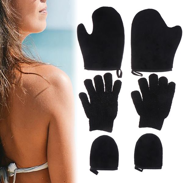bath brushes, sponges & scrubbers 3pcs/set black body cleaning glove reusable self tanning tan applicator gloves cream
bath brushes, sponges & scrubbers 3pcs/set black body cleaning glove reusable self tanning tan applicator gloves cream