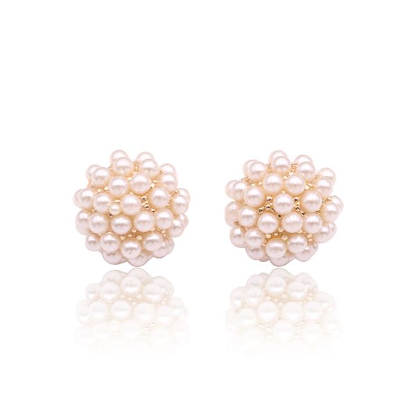 elegant cluster pearl teardrop flower design stud earrings fashion jewelry for women valentines day gifts for her, Golden;silver
elegant cluster pearl teardrop flower design stud earrings fashion jewelry for women valentines day gifts for her, Golden;silver