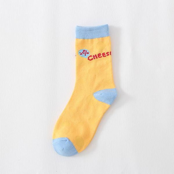 bright color letter jacquard stylish fashion casual mid calf women socks, Black 
bright color letter jacquard stylish fashion casual mid calf women socks, Black