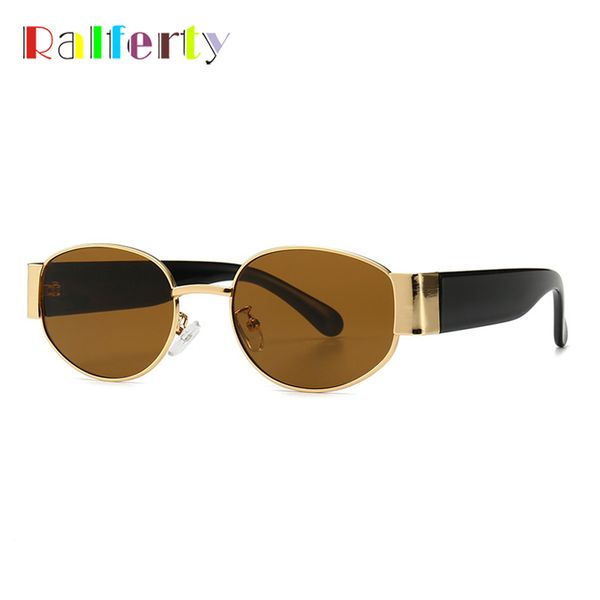 ralferty oval sunglasses for men steampunk goggles uv400 gold brown metal sun glass male mens sunglases c544, White;black
ralferty oval sunglasses for men steampunk goggles uv400 gold brown metal sun glass male mens sunglases c544, White;black
