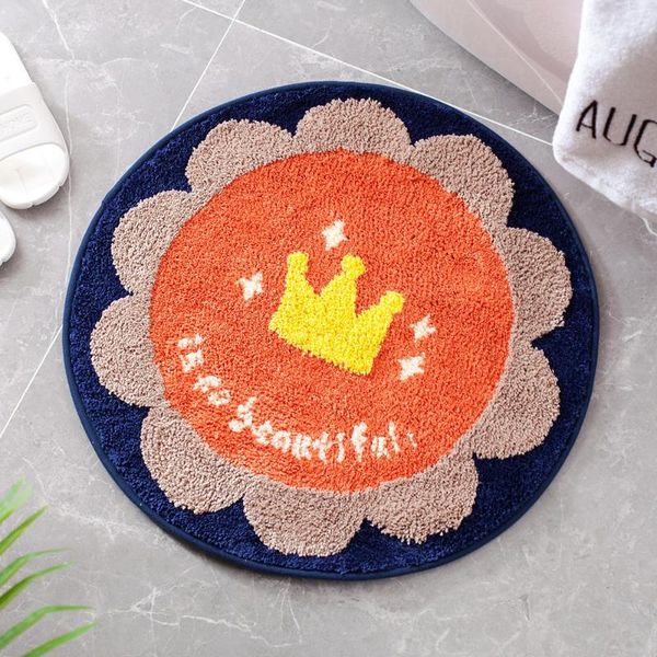 bath mats factory direct round petals door mat bathroom cartoon bedroom carpet non-slip
bath mats factory direct round petals door mat bathroom cartoon bedroom carpet non-slip
