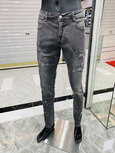 mens designer casual straight jeans retro slim skinny jeans fashion designer mens hip hop skin-friendly hole denim pants, Blue
mens designer casual straight jeans retro slim skinny jeans fashion designer mens hip hop skin-friendly hole denim pants, Blue