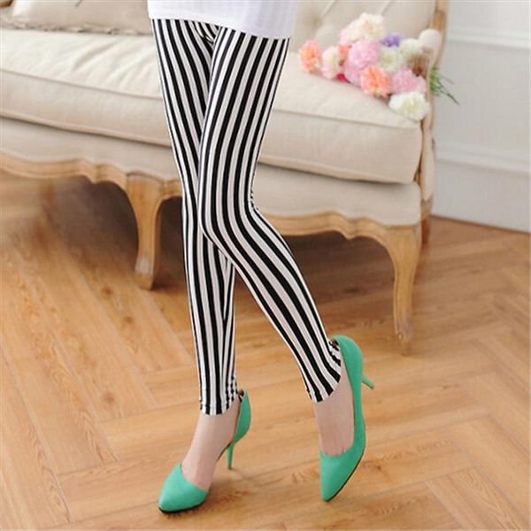 fashion soft multi styles womens spring summer black white vertical stripes leggings pants accessory
fashion soft multi styles womens spring summer black white vertical stripes leggings pants accessory