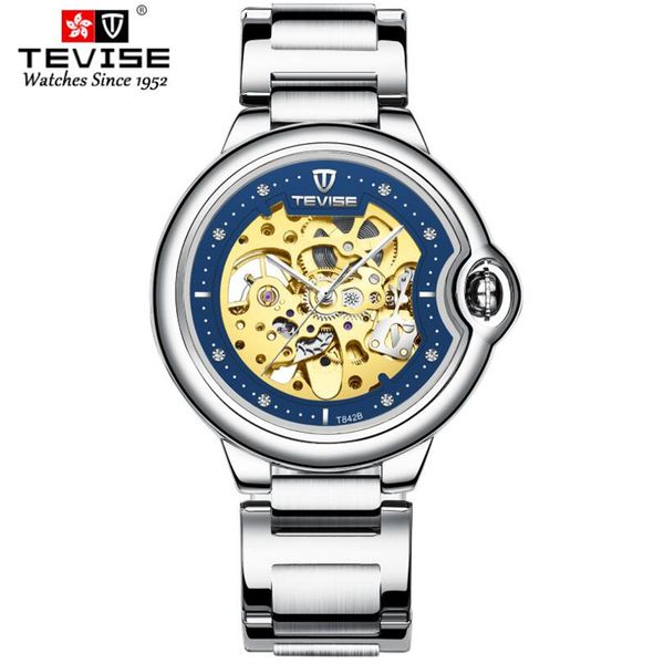 vintage style automatic mechanical waterproof 30m mens watches crystal clock men stainless steel new, Slivery;brown
vintage style automatic mechanical waterproof 30m mens watches crystal clock men stainless steel new, Slivery;brown