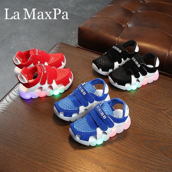 2020 new summer kids glowing sandals boys shoes children beach sandals with light non-slip children boy sadalia infantil, Black;red
2020 new summer kids glowing sandals boys shoes children beach sandals with light non-slip children boy sadalia infantil, Black;red