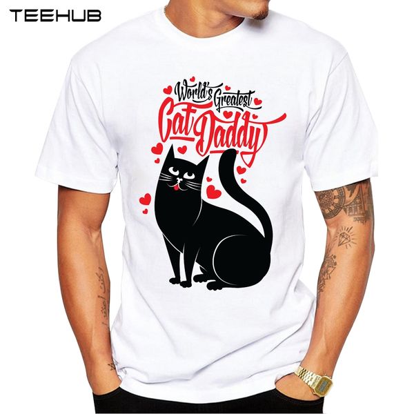 fashion world's greatest cat daddy design men t-shirt short sleeve casual hipster black cat printed t shirts funny cool tee
fashion world's greatest cat daddy design men t-shirt short sleeve casual hipster black cat printed t shirts funny cool tee
