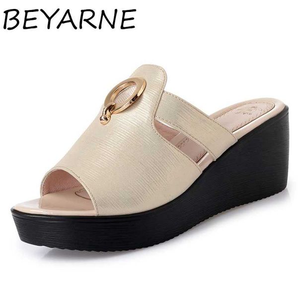 slippers beyaromen on the platform 2021 summer women genuine leather sandals fashion wedge shoes, Black
slippers beyaromen on the platform 2021 summer women genuine leather sandals fashion wedge shoes, Black