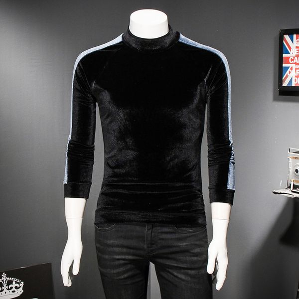 2020 new autumn t shirt men brand slim fit half high collar mens t-shirts long sleeve casual winter tee shirt homme plus size, White;black
2020 new autumn t shirt men brand slim fit half high collar mens t-shirts long sleeve casual winter tee shirt homme plus size, White;black