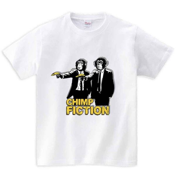 chimp fiction monkey in suit holding banana men women kids short sleeve tee shirt printstartee graphic japan
chimp fiction monkey in suit holding banana men women kids short sleeve tee shirt printstartee graphic japan