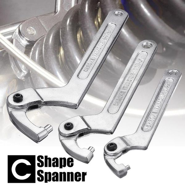 adjustable hook wrench c spanner tool chrome vanadium 19-51mm 51-120mm with scale stainless steel key hand tools for nuts bolts
adjustable hook wrench c spanner tool chrome vanadium 19-51mm 51-120mm with scale stainless steel key hand tools for nuts bolts