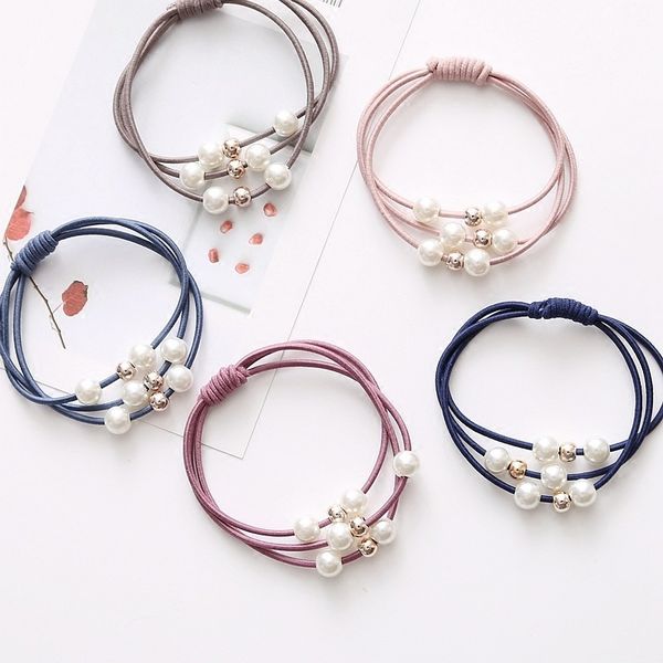 korean-style pearl hair ring for tying hair hairband band beaded bracelet three-in-one knot headband 2 yuan shop, Brown
korean-style pearl hair ring for tying hair hairband band beaded bracelet three-in-one knot headband 2 yuan shop, Brown