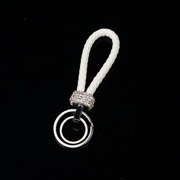 pu leather strap keychain weave rope keyring woven cord key chain holder pendant for backpack jewerly accessories, Silver
pu leather strap keychain weave rope keyring woven cord key chain holder pendant for backpack jewerly accessories, Silver