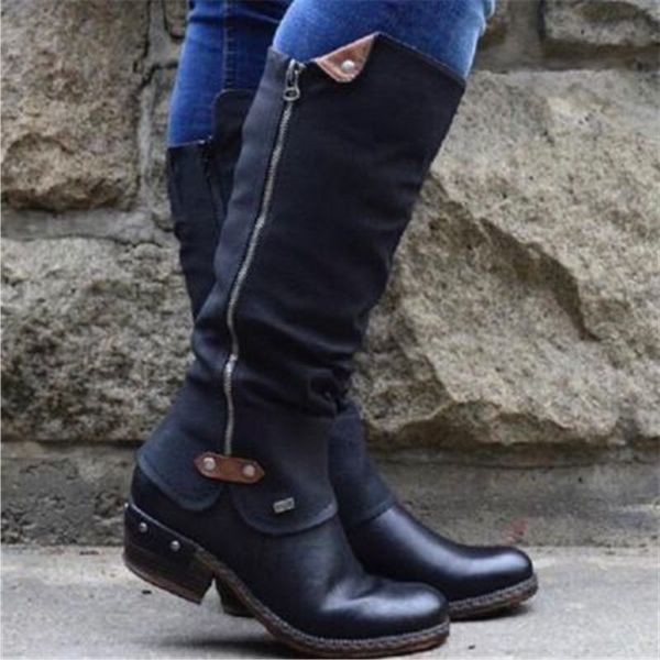 women boots western cowboy knee-high punk low thick heel side zipper female ladies shoes winter shoes long boots women black red
women boots western cowboy knee-high punk low thick heel side zipper female ladies shoes winter shoes long boots women black red