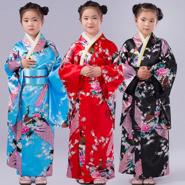ethnic clothing japanese women's kimono improved pajamas silk print bathrobe children's po stage performance of the han costumes, Red
ethnic clothing japanese women's kimono improved pajamas silk print bathrobe children's po stage performance of the han costumes, Red