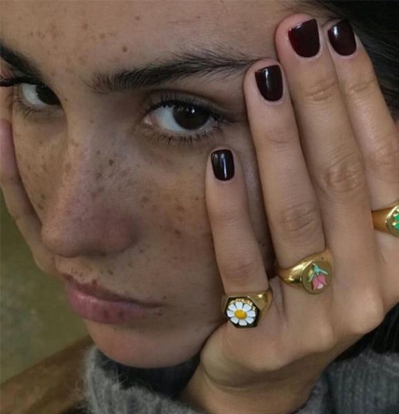 wedding rings japan fashion summer cute childlike metal drip glaze golden small daisy tulip for women girls party jewelry gifts, Slivery;golden
wedding rings japan fashion summer cute childlike metal drip glaze golden small daisy tulip for women girls party jewelry gifts, Slivery;golden