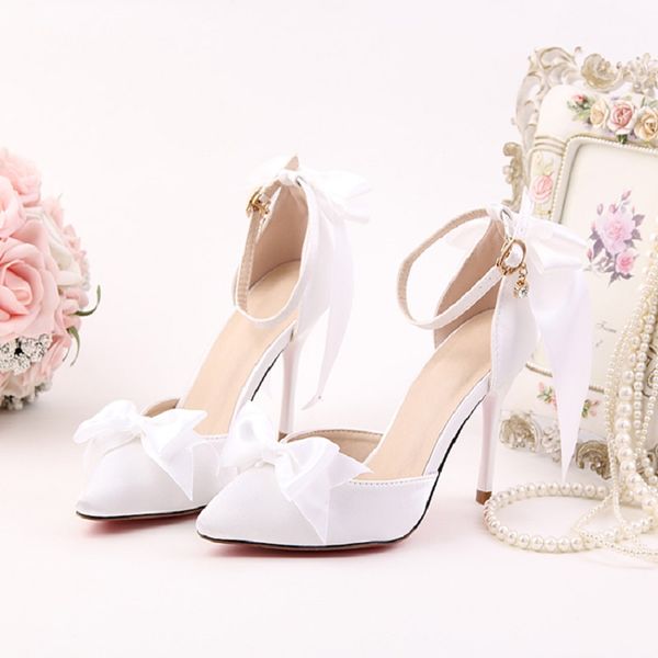 autumn new style white sweet pointed bow girl sandals one word buckle wrist strap stiletto banquet fashion high heels, Black
autumn new style white sweet pointed bow girl sandals one word buckle wrist strap stiletto banquet fashion high heels, Black
