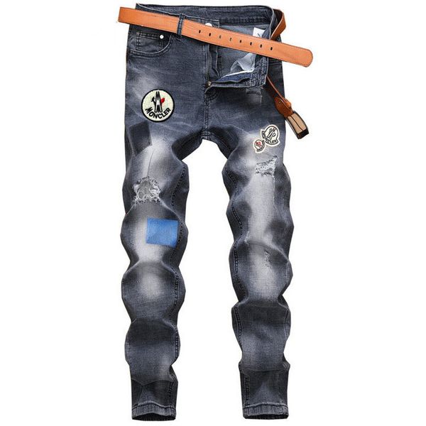 2020 new designer jeans men's motorcycle jeans new spring and autumn men's slim straight leg pants high street stretch designer de, Blue
2020 new designer jeans men's motorcycle jeans new spring and autumn men's slim straight leg pants high street stretch designer de, Blue