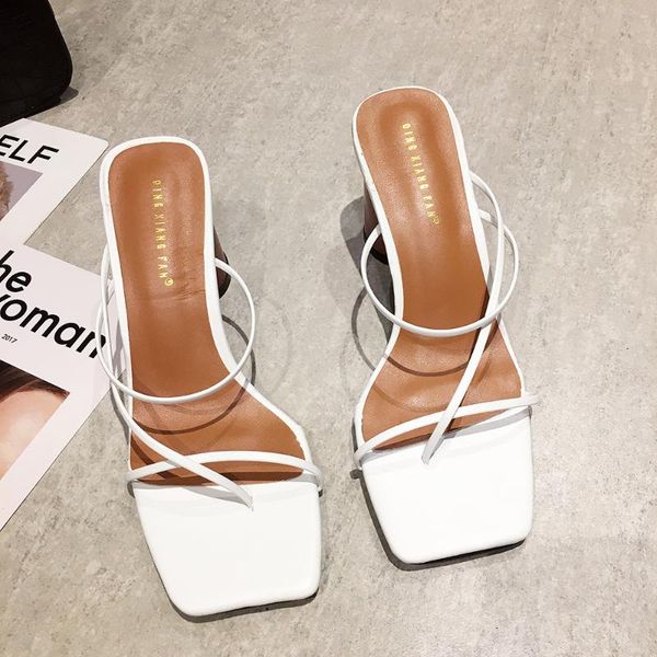 women fashion sandals high heel shoes square cross-tied toe thick heels summer sandals, Black
women fashion sandals high heel shoes square cross-tied toe thick heels summer sandals, Black
