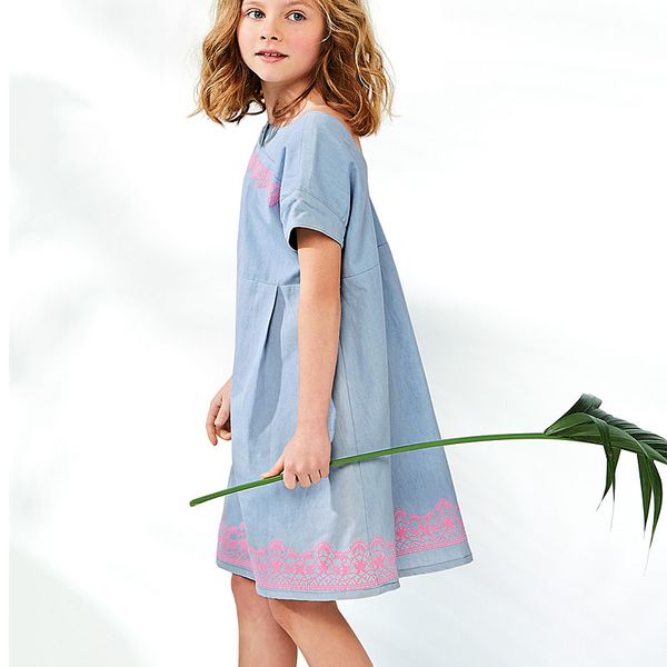 summer girl dress cotton children's dresses for girls kids denim dress thin fabric factory direct sales, Red;yellow
summer girl dress cotton children's dresses for girls kids denim dress thin fabric factory direct sales, Red;yellow