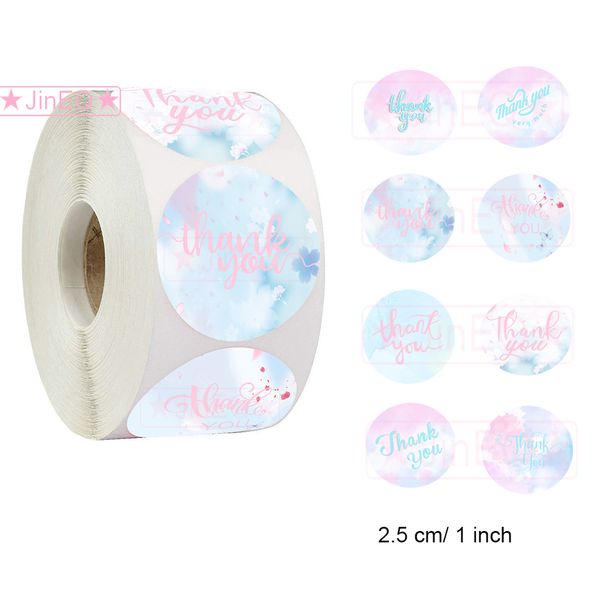 watercolor thank you stickers seal labels 500pcs round paper label sticker for food baking business packaging stationery sticker
watercolor thank you stickers seal labels 500pcs round paper label sticker for food baking business packaging stationery sticker