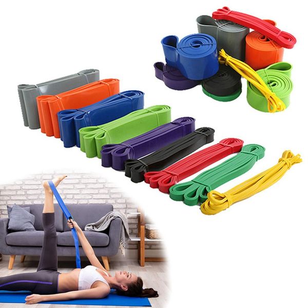 yoga training resistance band gym fitness elastic sports bands pilates exercise strap sport casual legs streching power belts