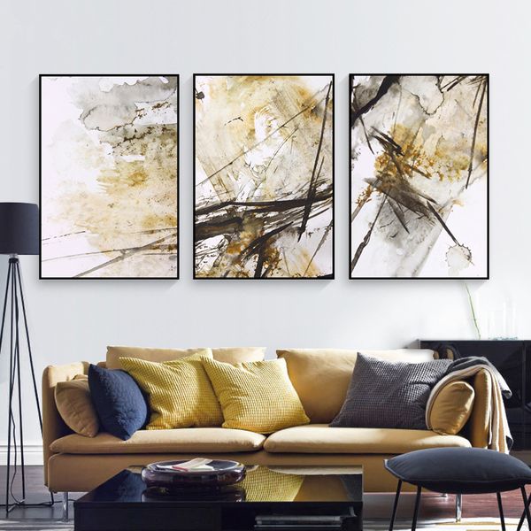 watercolor realism abstract wall art canvas golden color posters minimalist painting modular pictures for living room home decor
watercolor realism abstract wall art canvas golden color posters minimalist painting modular pictures for living room home decor