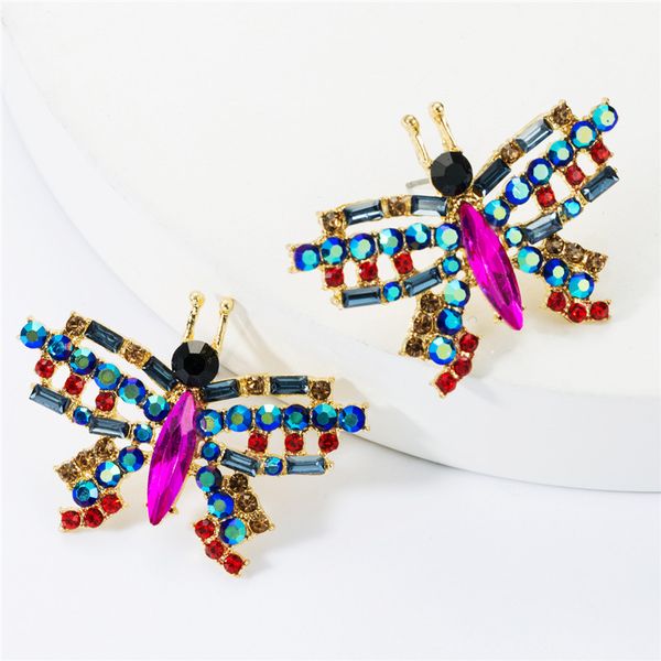 pauli manfi fashion butterfly rhinestone stud earrings women sweet elegant rainbow colorful glass earrings party jewelry, Golden;silver
pauli manfi fashion butterfly rhinestone stud earrings women sweet elegant rainbow colorful glass earrings party jewelry, Golden;silver