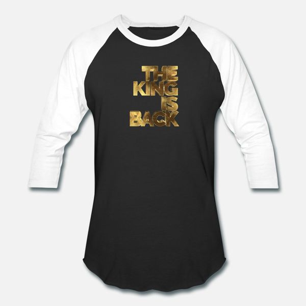 the king is back golden t shirt men loose tee shirt s-xxxl natural loose humor spring autumn pattern
the king is back golden t shirt men loose tee shirt s-xxxl natural loose humor spring autumn pattern