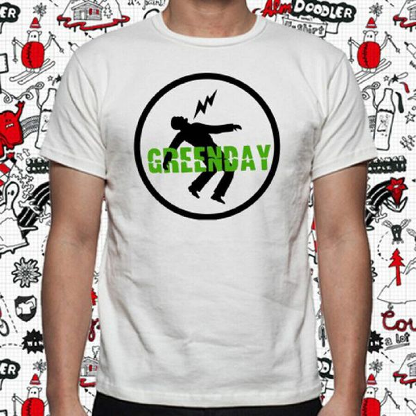 green day warning kerplunk mens white t shirt designer selling novelty, White;black
green day warning kerplunk mens white t shirt designer selling novelty, White;black