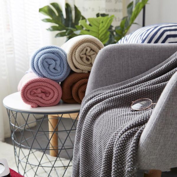blankets solid kids knitted cotton blanket soft baby travel knee cover pink blue yellow throw for children home textile
blankets solid kids knitted cotton blanket soft baby travel knee cover pink blue yellow throw for children home textile