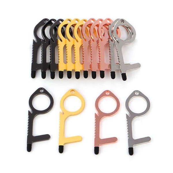 hooks & rails handheld non-contact portable door opener alloy stylus contactless keychain elevator tool touch screen buttons
hooks & rails handheld non-contact portable door opener alloy stylus contactless keychain elevator tool touch screen buttons