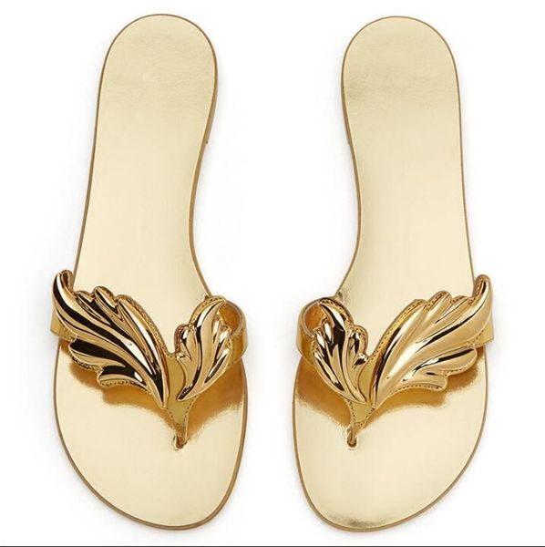 summer design leaf beach slippers angle wings flip flops ladies flat slip on sandals fashion sliver gold women slipper shoes, Black;grey
summer design leaf beach slippers angle wings flip flops ladies flat slip on sandals fashion sliver gold women slipper shoes, Black;grey