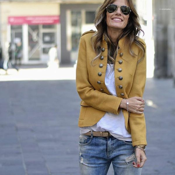 женщины одежда женщины blazer пальто моды natural color тонкий блейзер пальто повседневный длинным рукавом двубортные куртки, Black;brown
женщины одежда женщины blazer пальто моды natural color тонкий блейзер пальто повседневный длинным рукавом двубортные куртки, Black;brown