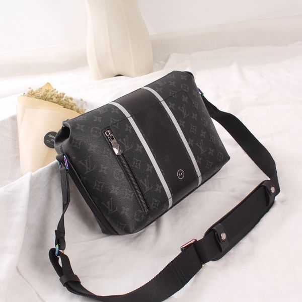 m43410 leather classic fashion handbag card bag zero wallet men's and women's backpacks single shoulder bag mm