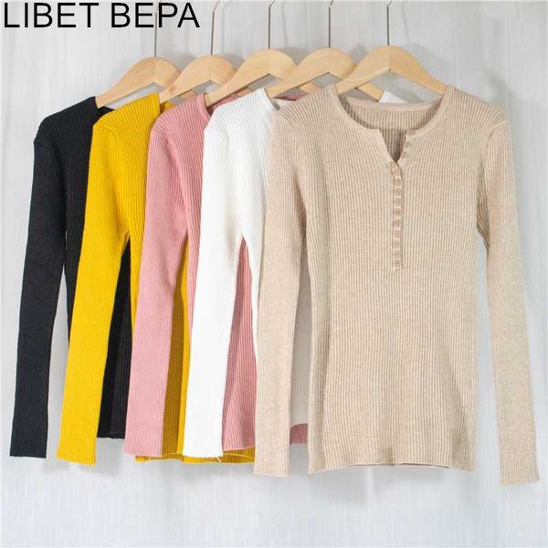 new 2020 women's autumn winter casual pink knitwear slim warm pullover v-neck bottoming minimalist elegant lady sw1070, White;black 
new 2020 women's autumn winter casual pink knitwear slim warm pullover v-neck bottoming minimalist elegant lady sw1070, White;black