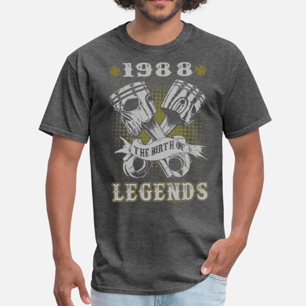 1988 1988 the birth of legends awesome t shirt men custom cotton round neck family interesting authentic spring pattern shirt
1988 1988 the birth of legends awesome t shirt men custom cotton round neck family interesting authentic spring pattern shirt
