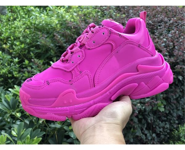 pink allover logo triple s designer womens running shoes white black trainer sports sneaker with box
pink allover logo triple s designer womens running shoes white black trainer sports sneaker with box