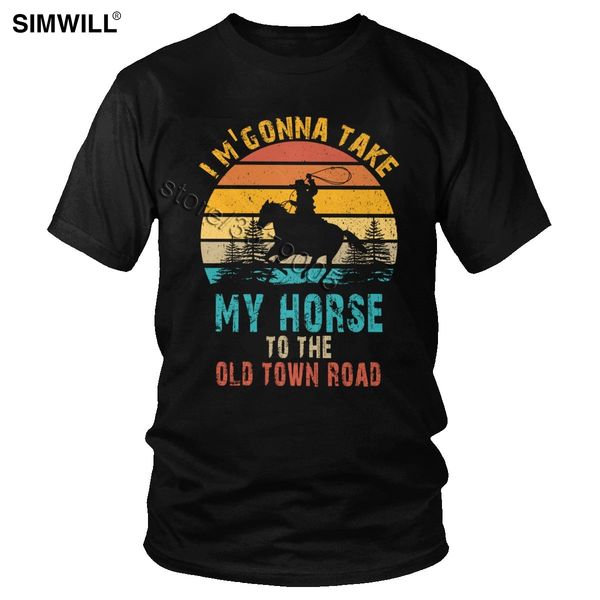 я отвезу my horse to the old town road vintage футболки мужчины моды езда конный футболки с коротким рукавом хлопок tee топы
я отвезу my horse to the old town road vintage футболки мужчины моды езда конный футболки с коротким рукавом хлопок tee топы