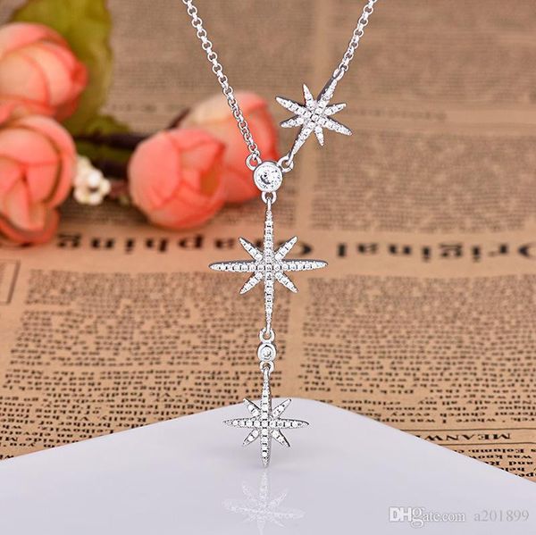 fashion star pendant necklace for ladies valentine's day gift necklace jewelry, Silver
fashion star pendant necklace for ladies valentine's day gift necklace jewelry, Silver