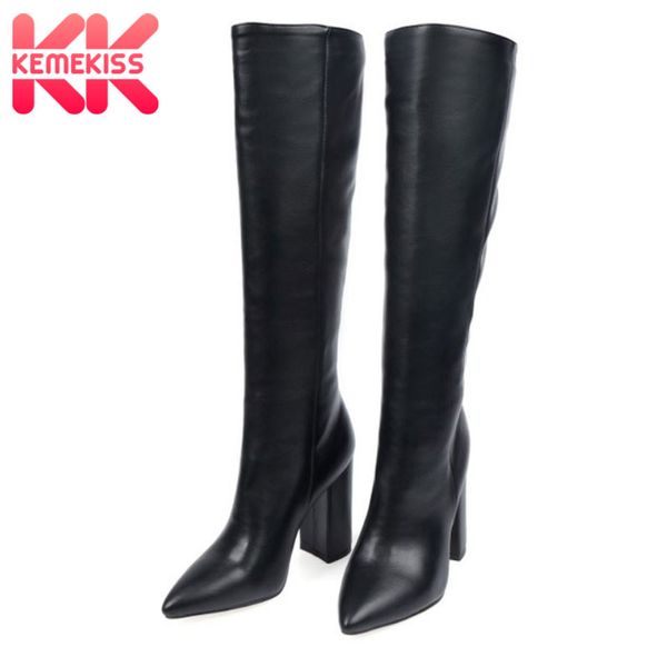 boots kemekiss women high heel fashion winter shoes woman warm knee office long botas footwear size 34-43, Black
boots kemekiss women high heel fashion winter shoes woman warm knee office long botas footwear size 34-43, Black