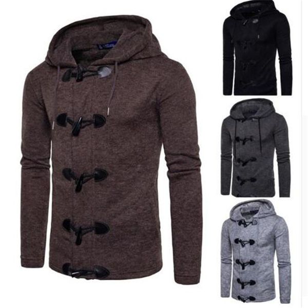 men's wool & blends fashion novelty autumn winter men slim designed hooded cardigan coat jacket outerwear anne, Black
men's wool & blends fashion novelty autumn winter men slim designed hooded cardigan coat jacket outerwear anne, Black