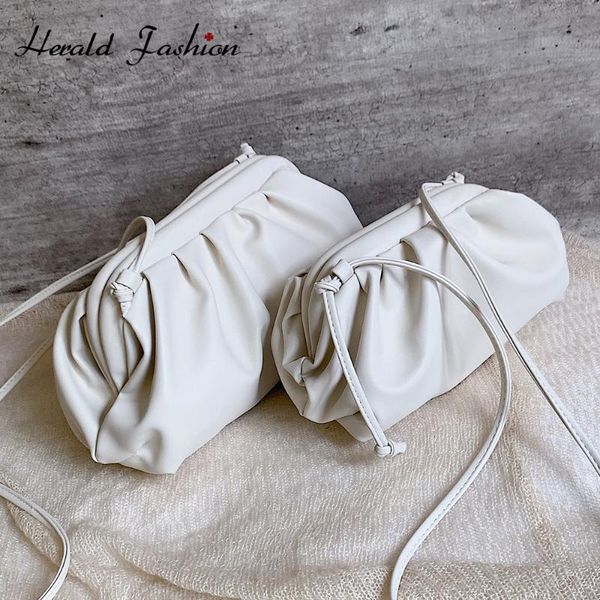 herald fashion lady clutch evening party purse bag women big ruched pillow bag leather pouch handbag white black green 2020
herald fashion lady clutch evening party purse bag women big ruched pillow bag leather pouch handbag white black green 2020