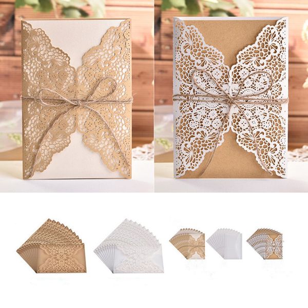 greeting cards 100pcs elegant wedding invitation birthday card kraft paper rope bow set decor festival party supplies
greeting cards 100pcs elegant wedding invitation birthday card kraft paper rope bow set decor festival party supplies