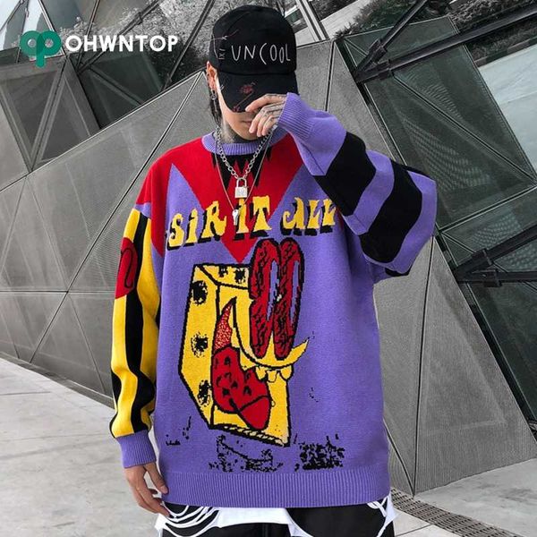 fashion hip hop purple pullover knit sweater men brand clothing sweaters loose coat harajuku sweaters men autumn streetwear, White;black
fashion hip hop purple pullover knit sweater men brand clothing sweaters loose coat harajuku sweaters men autumn streetwear, White;black