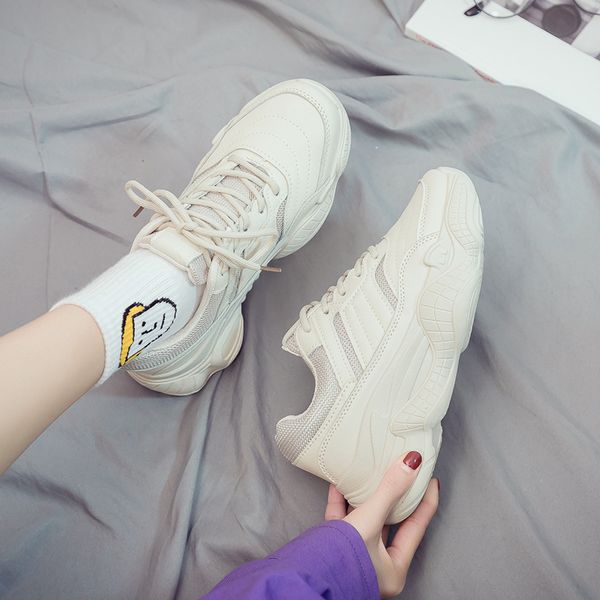 small white shoes female 2020 spring new wild fashion shoes female students korean version of the retro casual old, Black
small white shoes female 2020 spring new wild fashion shoes female students korean version of the retro casual old, Black