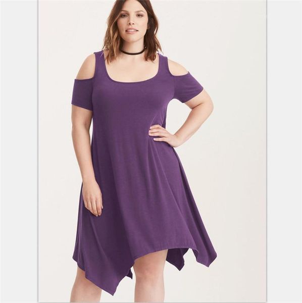 solid color printed scoop neck hollow out asymmetrical dress plus size women clothing summer womens designer dress, Black;gray
solid color printed scoop neck hollow out asymmetrical dress plus size women clothing summer womens designer dress, Black;gray
