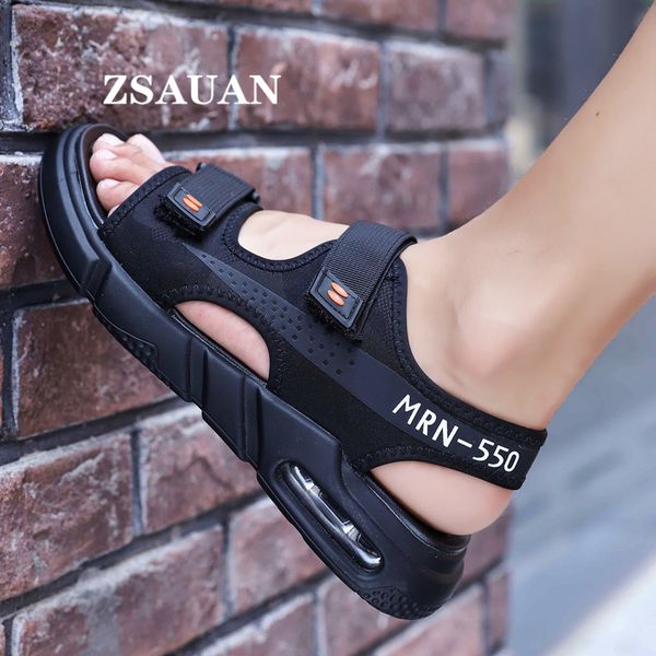 sandals zsauan air high cushion men casual shoes hook loop anti-slip beach fabric comfortable student young summer, Black
sandals zsauan air high cushion men casual shoes hook loop anti-slip beach fabric comfortable student young summer, Black