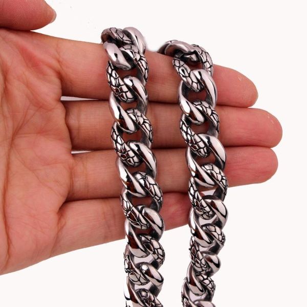 heavy 7"-40" 14mm curb cuban necklace or bracelet chain 316l stainless steel fashion silver color mens hip hop jewelry
heavy 7"-40" 14mm curb cuban necklace or bracelet chain 316l stainless steel fashion silver color mens hip hop jewelry