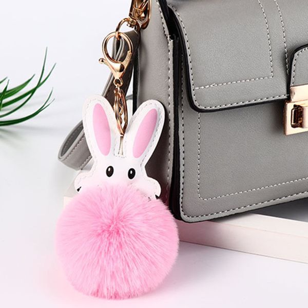 new fur pom pom keychains fake fur ball key chain porte clef pompom de fourrure fluffy bag charms keychain keyring, Silver
new fur pom pom keychains fake fur ball key chain porte clef pompom de fourrure fluffy bag charms keychain keyring, Silver